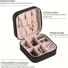 Luxury Travel Jewelry Case I Tangle-Free & Compact Organizer